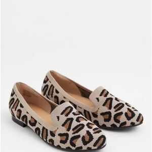 Torrid Leopard Stretch Knit Loafers